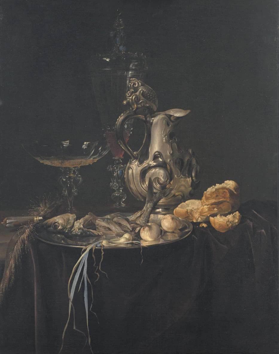 Natura morta con brocca d'argento - Statens Museum for Kunst